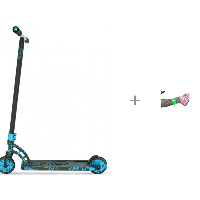 фото Двухколесный самокат madd gear трюковый vx9 nitro scooter + светоотражающий браслет