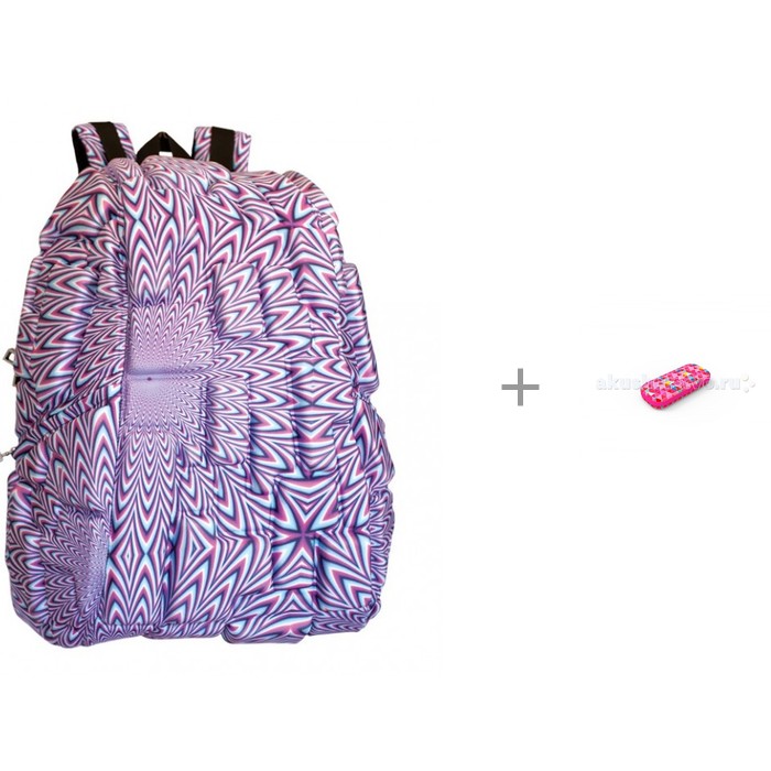 

MadPax Рюкзак Blok Full Purple Reign с пеналом Zipit Colorz Box, Рюкзак Blok Full Purple Reign с пеналом Zipit Colorz Box