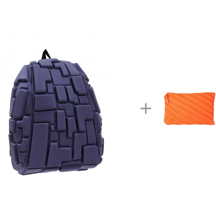 

MadPax Рюкзак Blok Half Heavy metal Outer limits с пеналом-сумочкой Zipit Neon Jumbo Pouch, Рюкзак Blok Half Heavy metal Outer limits с пеналом-сумочкой Zipit Neon Jumbo Pouch