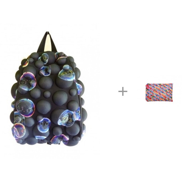 

MadPax Рюкзак Bubble Pint Double Bubbles 28 см c пеналом-сумочкой Zipit Colors Jumbo Pouch, Рюкзак Bubble Pint Double Bubbles 28 см c пеналом-сумочкой Zipit Colors Jumbo Pouch