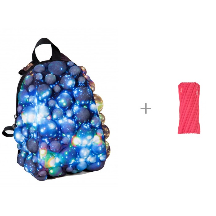 

MadPax Рюкзак Bubble Pint Warpspeed 28 см c пеналом-сумочкой Zipit Neon Pouch, Рюкзак Bubble Pint Warpspeed 28 см c пеналом-сумочкой Zipit Neon Pouch