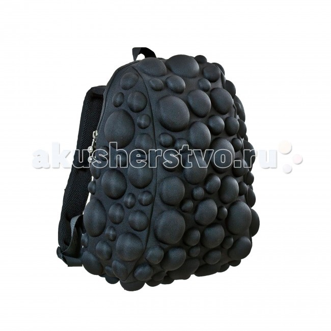 MadPax Рюкзак Bubble HalfРюкзак Bubble Half MadPax Рюкзак Bubble HalfРюкзак Bubble HalfРюкзак Bubble Half MadPax Легкий и вместительный рюкзак с одним основным отделением с застежкой на молнии. В основное отделение с легкостью входит ноутбук размером диагонали 13 дюймов, iPad и формат А4. Незаменимый аксессуар как для активного городского жителя, так и для школьников и студентов. Широкие лямки можно регулировать для наиболее удобной посадки, а мягкая ортопедическая спинка делает ношение наиболее удобным и комфортным. Материал - 100% полиспандекс Размер - 36х30х15 см Появление этой аксессуарной марки взорвало мир моды! Рюкзаки от MadPax поистине созданы для ярких неординарных личностей. Если вы хотите, чтобы вы сами или ваш ребенок выделялись из толпы, если для вас важно подчеркнуть активную жизненную позицию, тогда этот бренд – для вас! Рюкзаки MadPax подходят как детям, так и взрослым. Коллекции MadPax – это рюкзаки с шипами, пузырями или фантазийными дорожками, напоминающими о тетрисе. Для производства этих уникальных вещей используются самые передовые полимерные материалы. Можете быть спокойны – продукция проходит тщательный контроль качества, а шипы и пузыри мягкие на ощупь.<br>