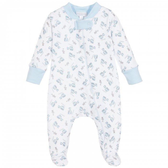 

Magnolia baby Комбинезон на молнии для мальчика Tiny Choo Choo, Комбинезон на молнии для мальчика Tiny Choo Choo
