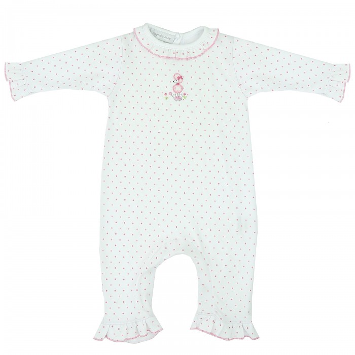

Magnolia baby Комбинезон с открытыми ножками Vintage Poodle 653-840-PK, Комбинезон с открытыми ножками Vintage Poodle 653-840-PK
