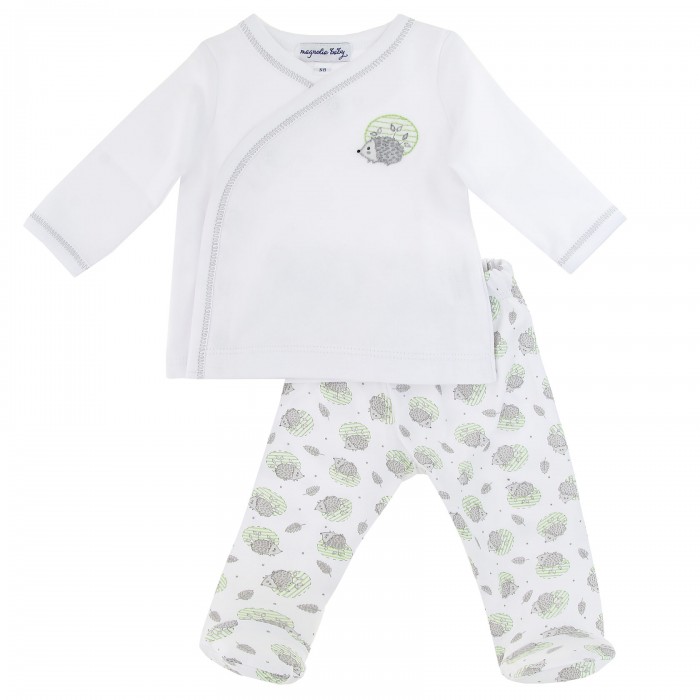 

Magnolia baby Комплект распашонка и ползунки Huggable Hedgehogs 861-735P, Комплект распашонка и ползунки Huggable Hedgehogs 861-735P