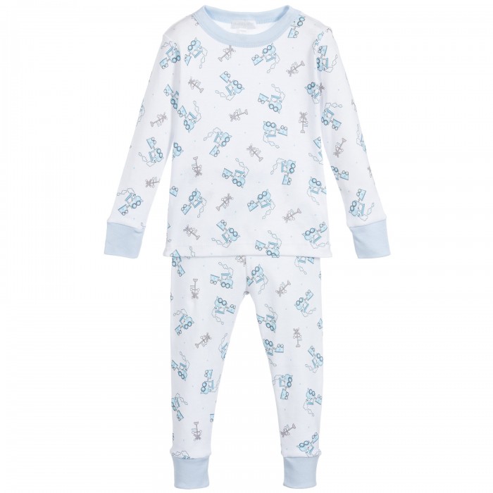 Купить Домашняя одежда, Magnolia baby Пижама для мальчика Tiny Choo Choo Long Pijamas