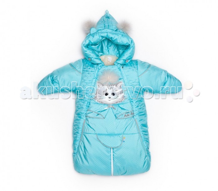 Malek Baby Конверт-трансформер 303шКонверт-трансформер 303ш Malek Baby Конверт-трансформер 303шКонверт-трансформер 303шMalek Baby Конверт-трансформер 303ш В этом конверте для новорожденного удобно не только гулять в коляске по зимнему лесу, но и совершать поездки в автолюльке на машине. При помощи молний у конверта можно разделить ножки, что помогает крепко зафиксировать ребенка в автокресле ремнем безопасности. Верх выполнен из ткани с пропиткой от ветра и влаги, что поможет оставаться вашему малышу сухим при влажной погоде. Грязеустойчивый материал легко очищается с помощью мыльного раствора. У трансформера две застежки-молнии. Это позволит легко одеть малыша. На рукавах манжет-отворот, которым можно закрыть ручки ребенку. Помпон из натурального меха - песец. Есть возможность отстегнуть. Конверт из овечьей шерсти - это лучшее, что можно придумать для вашего младенца. Рекомендуемый температурный режим до -30 градусов. Овечья шерсть согреет малыша в зимнюю непогоду. Она обладает лечебными и успокаивающими свойствами, что благотворно влияет на самочувствие детей. Конверт Российского производства. Сертифицирован. Верх конверта - 100% полиэстер Наполнитель - синтепон 150 г. Подкладка - 50% овечья шерсть меринос, 50% полиэстер Уход: Бережная стирка при 30 градусах.<br>