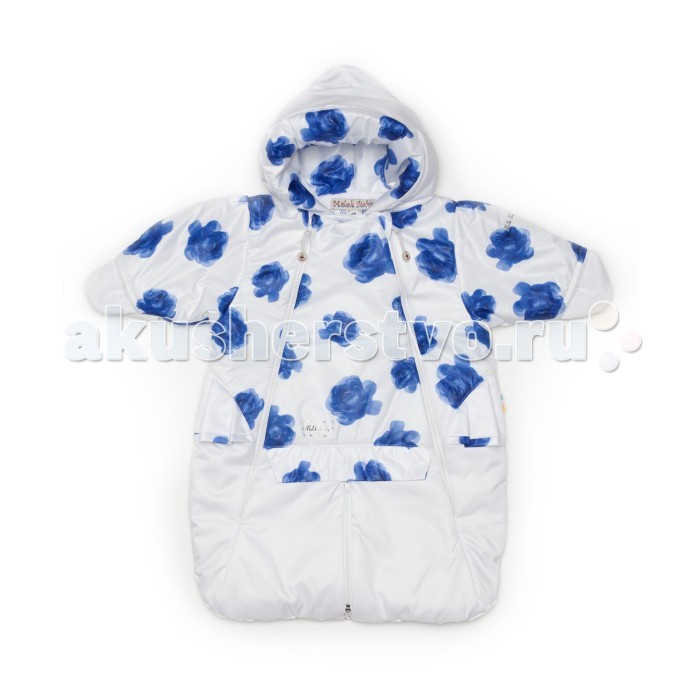 Malek Baby Конверт для новорожденного 301П РозыКонверт для новорожденного 301П Розы Malek Baby Конверт для новорожденного 301П РозыКонверт для новорожденного 301П РозыMalek Baby Конверт для новорожденного 301П Розы Превращение конверта в подобие комбинезона, обеспечивает удобную фиксацию ребенка ремнем безопасности в детском автокресле (автолюльке). 2 застежки-молнии позволят легко положить малыша, капюшон имеет утяжку с фиксатором затягивания. Рукавчики с отворотом. Состав: верх - 100% ПЭ, утеплитель - синтепон (100 гр), подкладка - ворсовая ткань Velboa.<br>