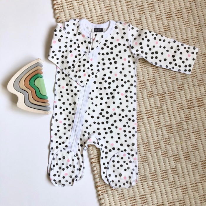 

Mjolk Комбинезон Sleep and Play Точки швы наружу, Комбинезон Sleep and Play Точки швы наружу