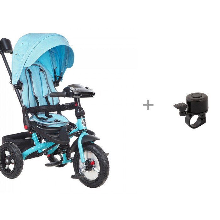 фото Велосипед трехколесный mars mini trike t400 jeans с дождевиком на велосипед kid fence