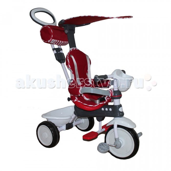 Велосипед трехколесный Mars Mini Trike LT-7811Mini Trike LT-7811 Велосипед трехколесный Mars Mini Trike LT-7811Mini Trike LT-7811Велосипед трехколесный Mars Mini Trike LT-7811 обеспечит комфорт и удовольствие для вашего малыша во время прогулки. Такой универсальный детский транспорт позволяет ребенку как ездить самостоятельно, так и кататься под контролем взрослого. При самостоятельном передвижении ребенок будет приводить велосипед в движение при помощи педалей и управлять им рулем. Если же велосипед выполняет функцию прогулочной коляски, взрослый сможет толкать его перед собой при помощи специальной ручки, которая также служит и для управления. Особенности: яркий, неповторимый дизайн удобная регулируемая ручка сиденье с высокой спинкой, мягким вкладышем и удобными ремнями безопасности разъемный бампер съемная подножка противоскользящие педали нескользкие ручки руля пластиковые колеса с дисками 108 (функция свободного колеса) съемный тент защищающий от солнца и дождя пластиковая корзина для вещей и игрушек сумочка для мелочей на родительской ручке на руле имеется емкость для бутылочки Размеры: 80x40x90 см<br>