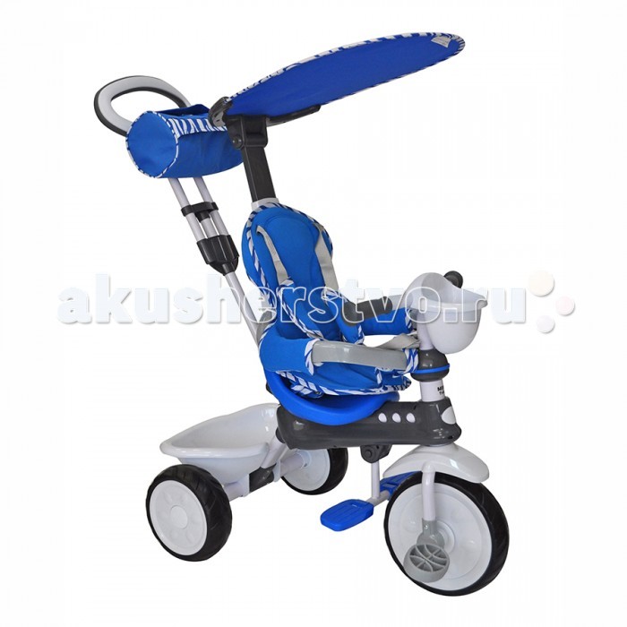 Велосипед трехколесный Mars Mini Trike LT-7811Mini Trike LT-7811 Велосипед трехколесный Mars Mini Trike LT-7811Mini Trike LT-7811Велосипед трехколесный Mars Mini Trike LT-7811 обеспечит комфорт и удовольствие для вашего малыша во время прогулки. Такой универсальный детский транспорт позволяет ребенку как ездить самостоятельно, так и кататься под контролем взрослого. При самостоятельном передвижении ребенок будет приводить велосипед в движение при помощи педалей и управлять им рулем. Если же велосипед выполняет функцию прогулочной коляски, взрослый сможет толкать его перед собой при помощи специальной ручки, которая также служит и для управления. Особенности: яркий, неповторимый дизайн удобная регулируемая ручка сиденье с высокой спинкой, мягким вкладышем и удобными ремнями безопасности разъемный бампер съемная подножка противоскользящие педали нескользкие ручки руля пластиковые колеса с дисками 108 (функция свободного колеса) съемный тент защищающий от солнца и дождя пластиковая корзина для вещей и игрушек сумочка для мелочей на родительской ручке на руле имеется емкость для бутылочки Размеры: 80x40x90 см<br>