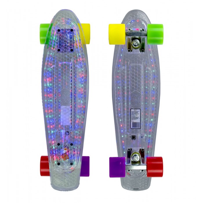 

MaxCity Скейтборд Plastic Board LED small, Скейтборд Plastic Board LED small
