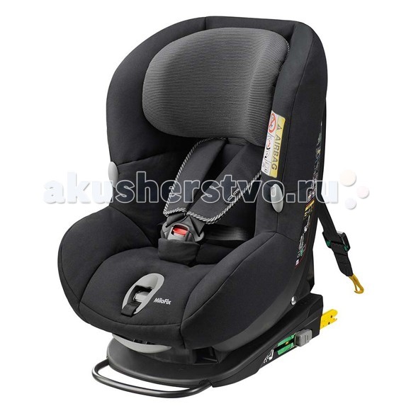 Автокресло Maxi-Cosi Milo FixMilo Fix Автокресло Maxi-Cosi Milo FixMilo FixАвтокресло Maxi-Cosi Milofix - первое кресло от Maxi-Cosi группы 0+/1 с креплением Isofix и якорным ремнем Top Tether. MiloFix – это кресло системы Isofix, которое сначала используется для сидения лицом назад, а потом переустанавливается лицом вперед. Система Isofix означает абсолютную безопасность и простую установку в одно нажатие, без использования ремней безопасности. Конструкция качественного детского автокресла Maxi Cosi являет собой образец маленького совершенства: подголовники и система боковой защиты снабжены мягкими вставками, все материалы дышащие и гипоаллергенные, продуманная система крепления кресла в автомобиле и надежные ремни безопасности. Кресло Maxi Cosi обеспечит безопасность малыша не только в случае аварии, но и просто во время поездки: резких поворотах или торможении, а также от неосторожных движений самого ребенка. Особенности: устанавливается на заднем сиденье автомобиля способ крепления: система Isofix + якорный ремень Top Tether. Цветовой индикатор подтверждает правильность закрепления сидения в автомобиле направление установки: как против хода движения автомобиля для детей до 13 кг, так и по ходу движения для детей от 9 до 18 кг поворотный механизм позволяет легко разворачивать кресло для установки по ходу или против хода ребенок фиксируется внутренними пятиточечными ремнями безопасности<br>