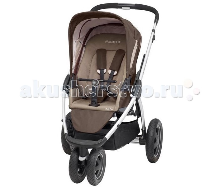 Прогулочная коляска Maxi-Cosi Mura Plus 3Mura Plus 3 Прогулочная коляска Maxi-Cosi Mura Plus 3Mura Plus 3Прогулочная коляска Maxi-Cosi Mura Plus 3. Коляска предназначена для детей от 3 от 6 месяцев до 4-х лет, максимальная нагрузка 20 кг. Качество коляски Maxi-Cosi Mura Plus 3 полностью соответствует Европейскому стандарту безопасности ECE R 44/04. Прогулочный блок: Спинка регулируется в 3-х положениях Прогулочный блок можно использовать как лицом к маме, так и по ходу движения 5-ти точечные ремни безопасности оборудованы мягкими накладками Съемный большой всепогодный капюшон Съемные детали легко стираются светоотражающие рефлекторы на обивке, позволяют быть замеченным в темное время суток Большая корзина для покупок (5 кг) Адаптеры для установки люльки и автокресла 0+ Maxi-Cosi телескопическая и регулируемая по высоте ручка гипоаллергенное покрытие ручки. Колеса: Все колеса съемные Передние колеса сдвоенные с фиксацией Задние колеса резиновые с вспенинным наполнением Тормоз барабанный с приводом на задние колеса. Размеры и вес: В разложенном виде (Д х Ш x В) 100х66х87 см в сложенном виде (Д х Ш x В) 80х60х20 см Вес: 12 кг.<br>