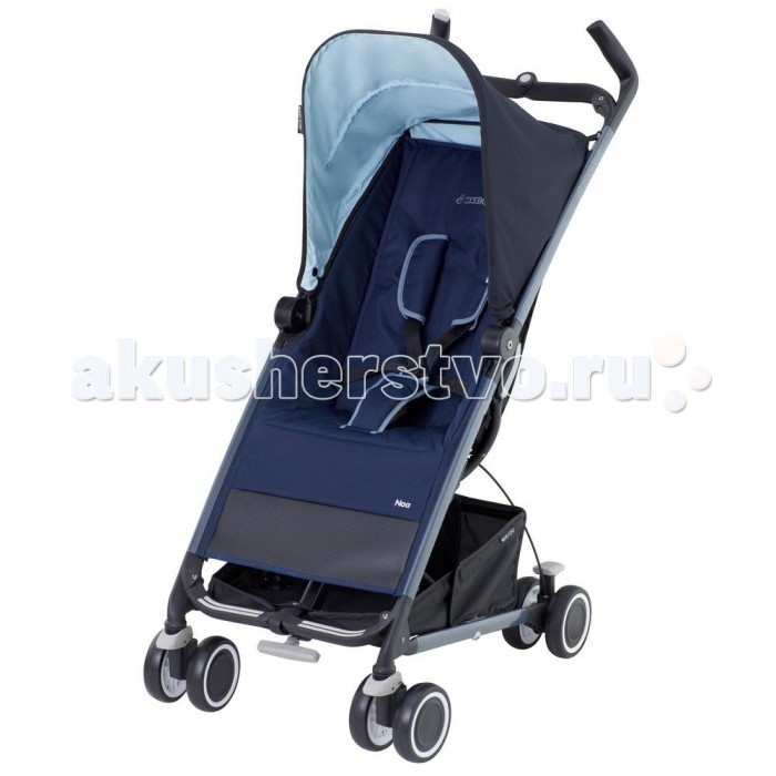 Коляска-трость Maxi-Cosi NoaNoa Коляска-трость Maxi-Cosi NoaNoaКоляска-трость Maxi-Cosi Noa – компактная и легкая прогулочная коляска. Она имеет четыре пары сдвоенных колес, едет легко, а передние поворотные колеса добавляют управляемости. Maxi-Cosi Noa подойдет для ежедневных прогулок с ребенком, а в путешествиях и поездках она просто незаменима. Коляска складывает одной рукой, а для транспортировки в нее встроена выдвижная ручка, как у чемодана. Maxi-Cosi Noa легко катить за собой, а перевозить в багажнике ее можно как в вертикальном, так и в горизонтальном положении. Коляска в собранном виде занимает очень мало места, при этом ее можно хранить, как в горизонтальном, так и в вертикальном положении. Коляской легко управлять, она устойчива. Особенности: стильный спортивный дизайн; регулируемая спинка – 2 положения (сидя и полулежа); удобный кармашек для мелочей на спинке; четыре пары колес, передние – плавающие; система тормозов из двух рычагов (блокировка/разблокировка); компактное складывание одной рукой, в сложенном виде можно катить; вместительная корзина для покупок. Оборудована 5- ти точечными ремнями безопасности с мягкими накладками Чехол легко снимается и стирается Вместительный карман для мелочей на спинке сиденья 4 сдвоенных колеса передние колеса с возможностью фиксации Специальная система тормозов - красный рычаг блокирует колеса, серебристый - разблокирует Большая корзина для покупок Очень компактна в сложенном виде Легко складывается и раскладывается Для детей от 6 месяцев до 3,5 лет (до 15 кг). Размеры и вес: В разложенном виде: 103,5 x 62 x 48 см В сложенном виде: 36 x 68,5 x 31 см Вес 7 кг. Комплектация: козырек от солнца, дождевик, корзина для покупок, адаптер для зонтика.<br>