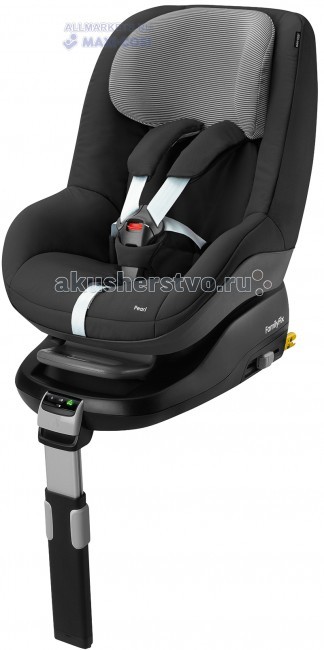 Автокресло Maxi-Cosi PearlPearl Автокресло Maxi-Cosi PearlPearlMaxi-Cosi Pearl предназначено для детей в возрасте от 9 месяцев до 4-х лет. Очень простое в использование, многофункциональное, комфортное и безопасное кресло. Используется вместе с базой FamilyFix, которая в свою очередь оборудована специальными цветовыми и звуковыми индикаторами, что исключает возможность неправильной установки кресла. Внутренние пятиточечные ремни автокресла Maxi-Cosi Pearl очень гибкие, и что немаловажно, сохраняют форму ребенка, благодаря чему посадка малыша в кресло стала более упрощенной. Важным дополнением является индикатор, который показывает степень натяжения ремней безопасности. Особое внимание следует обратить на специальную подушечку-подголовник, которая обеспечивает дополнительную защиту головы маленького пассажира. Особенности: фиксируется при помощи системы FamilyFix (она приобретается отдельно!) Цветовые индикаторы показывают правильность установки кресла уникальная система защиты от боковых ударов обеспечивает максимальную защиту централизованная система натяжения внутренних ремней безопасности оборудована специальным индикатором собственные 5-ти точечные ремни безопасности регулируются по высоте мягкие плечевые накладки и подголовник подголовник регулируется по высоте (7 положений) 5 позиций регулировки спинки сидения (от сидячего до лежачего) чехол автокресла выполнен из гипоаллергенного материала съемный чехол - легко стирается соответствует требованиям ECE-R44/04<br>