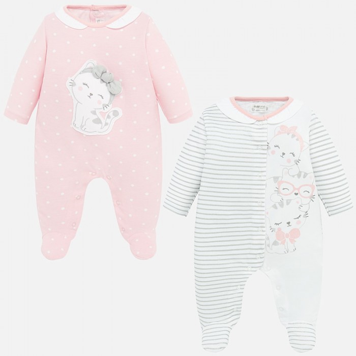 

Mayoral Комбинезон для девочки New Born 2 шт. 1756, Комбинезон для девочки New Born 2 шт. 1756