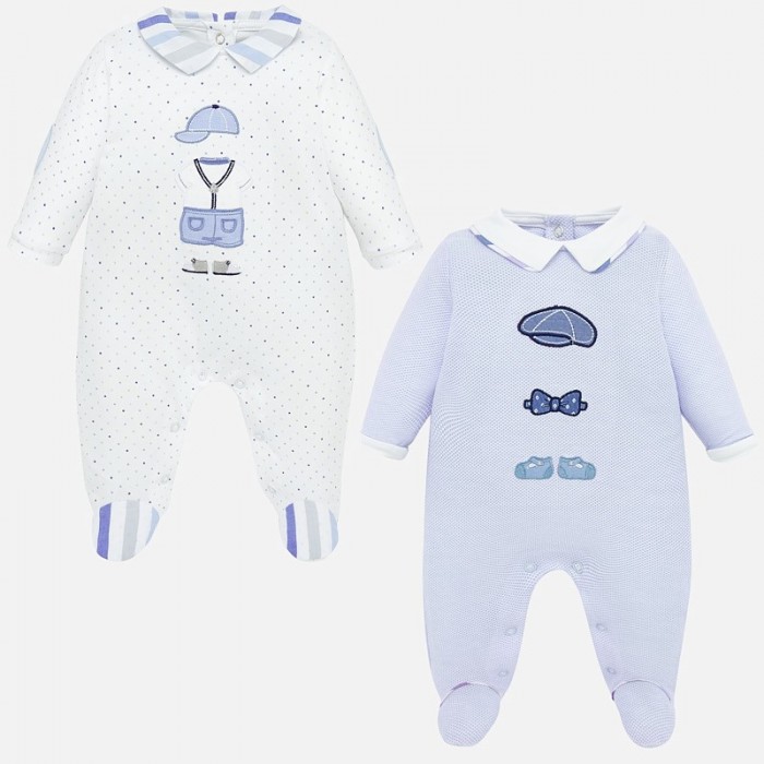 

Mayoral Комбинезон для мальчика New Born 1772 2 шт., Комбинезон для мальчика New Born 1772 2 шт.