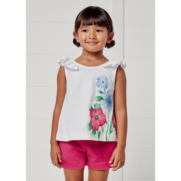 Комплекты детской одежды Mayoral Комплект для девочки (шорты, футболка) 3283