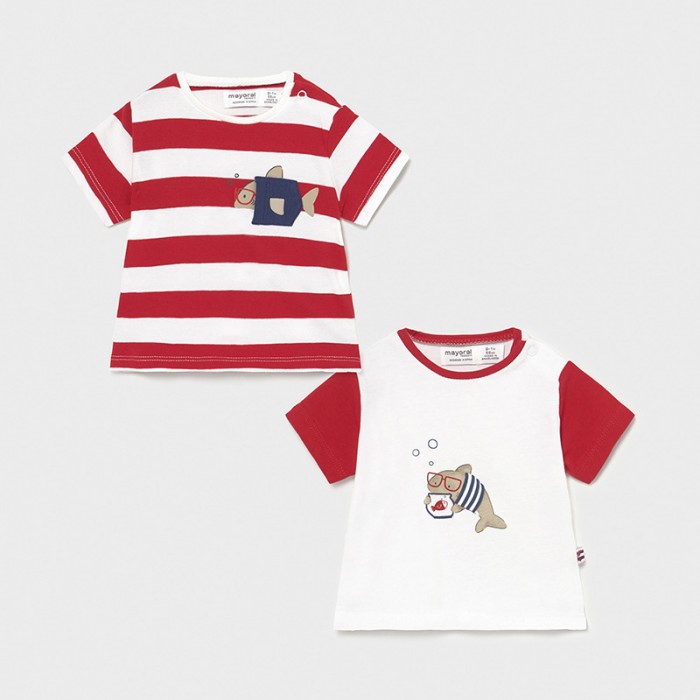 

Mayoral Newborn Футболка для мальчика 2 шт. 1075, Newborn Футболка для мальчика 2 шт. 1075