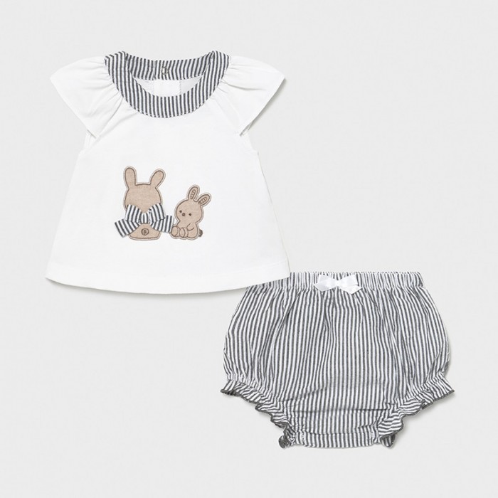 

Mayoral Newborn Футболка и шорты для девочки 1297, Newborn Футболка и шорты для девочки 1297