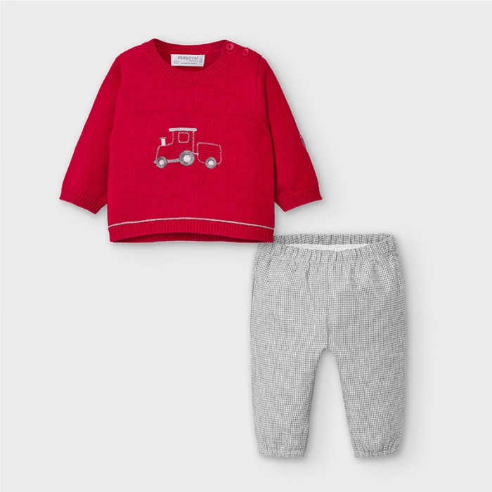 Mayoral Newborn Комплект для мальчика: брюки и пуловер 2560