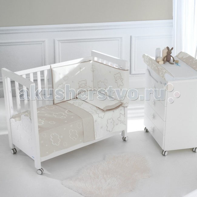 Комплект в кроватку Micuna Бортики и покрывало Dolce Luce 120х60