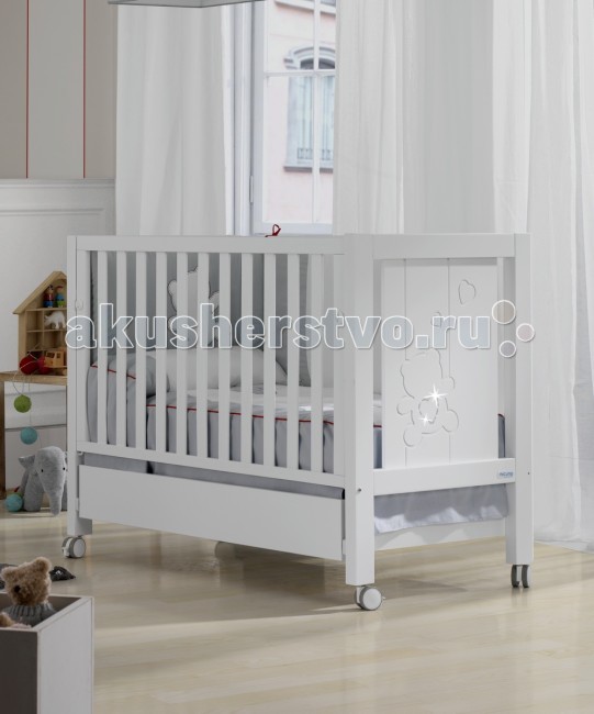 

Детская кроватка Micuna Neus Relax Big Lux с кристаллами Swarovski 140x70, Neus Relax Big Lux с кристаллами Swarovski 140x70
