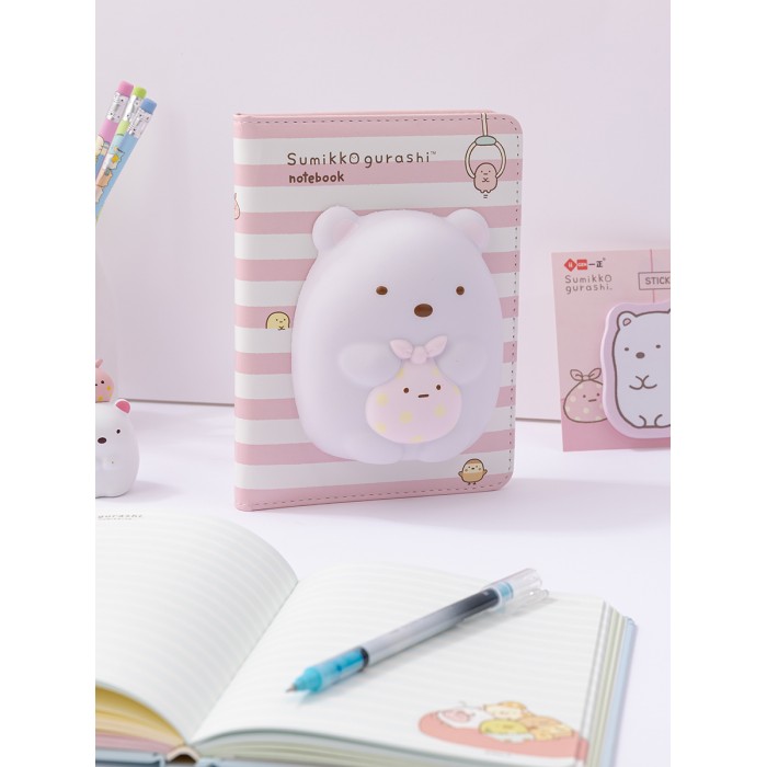 

Mihi Mihi Блокнот со сквишем Sumikko Gurashi формат А5 2, Блокнот со сквишем Sumikko Gurashi формат А5 2