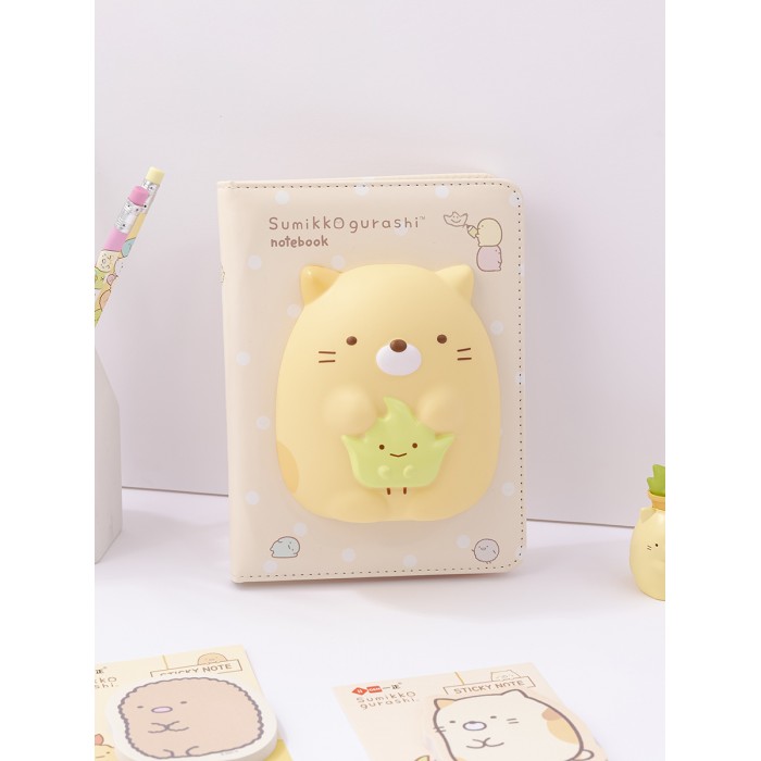 

Mihi Mihi Блокнот со сквишем Sumikko Gurashi формат А5 3, Блокнот со сквишем Sumikko Gurashi формат А5 3