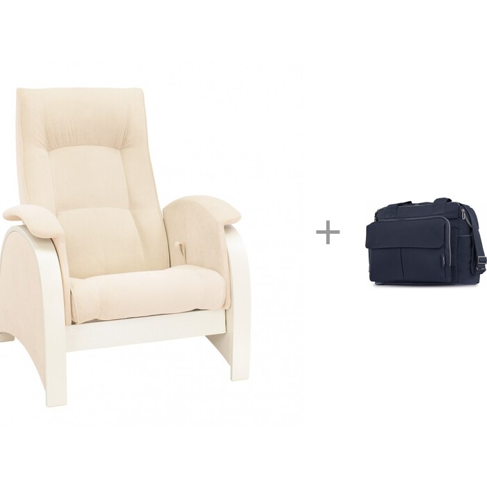 Кресло для мамы Milli Fly Дуб шампань и сумка для коляски Inglesina Dual bag