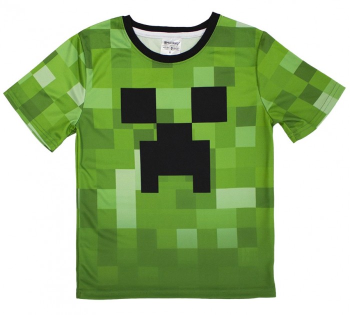 фото Minecraft футболка creeper