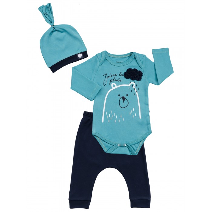 Купить Комплекты детской одежды, Mini World Комплект для мальчика (боди, брюки, шапка) MW15285