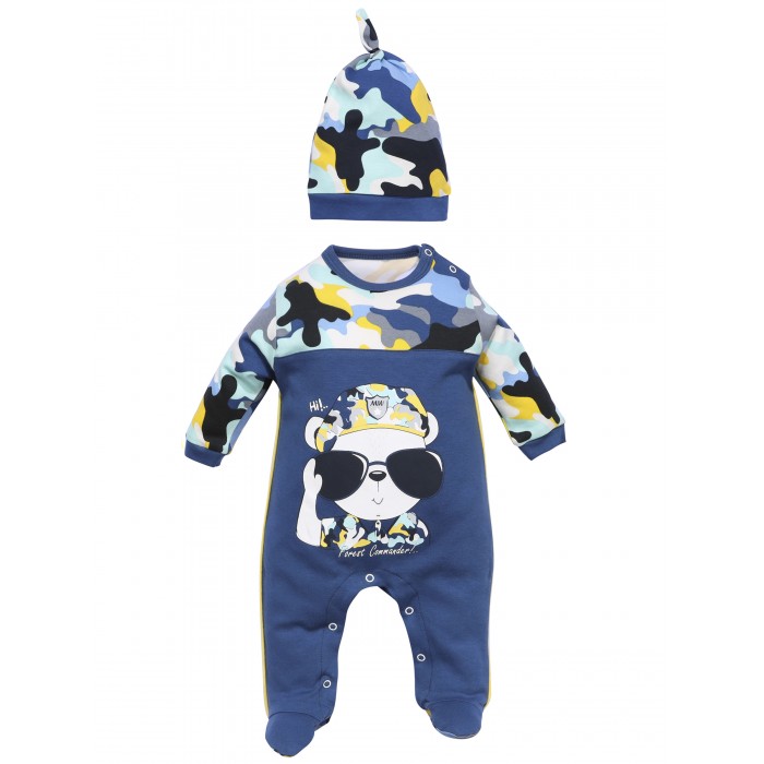 Комплекты детской одежды Mini World Комплект для мальчика (комбинезон, шапка) MW14842