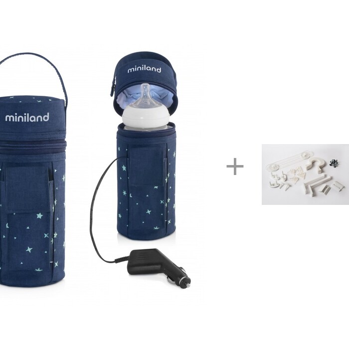 Miniland Нагреватель бутылочек Warmy Travel с набором Baby Safety Калейдоскоп Безопасности