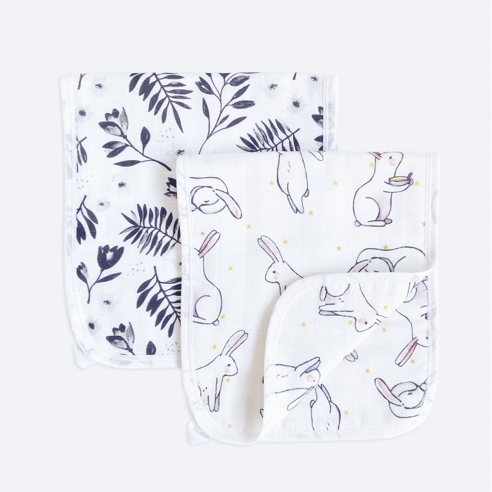 

Mjolk Муслиновая салфетка для кормления Заиньки/Цветы 2 шт., Муслиновая салфетка для кормления Заиньки/Цветы 2 шт.