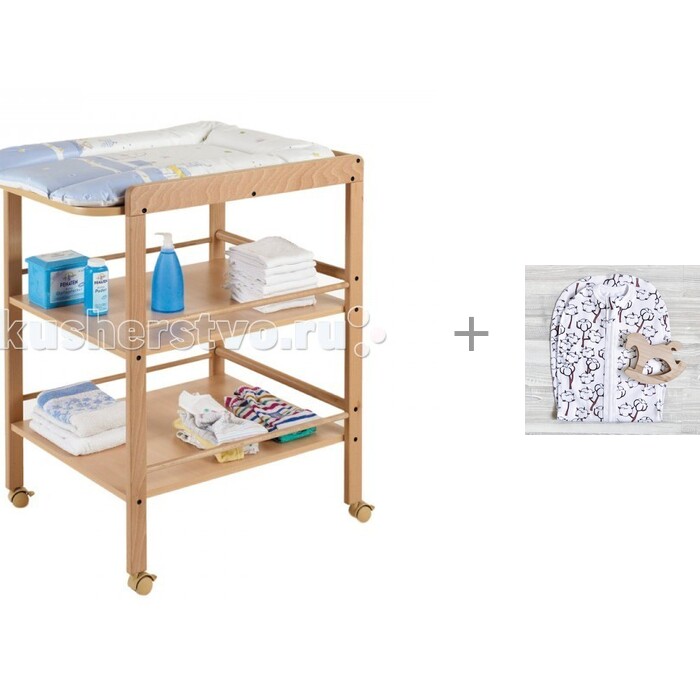 

Пеленка Mjolk на молнии Хлопок с пеленальным столиком Geuther Clarissa, на молнии Хлопок с пеленальным столиком Geuther Clarissa