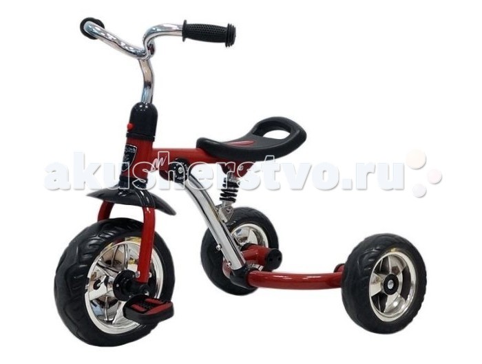 

Велосипед трехколесный Moby Kids сиденье anti-shock