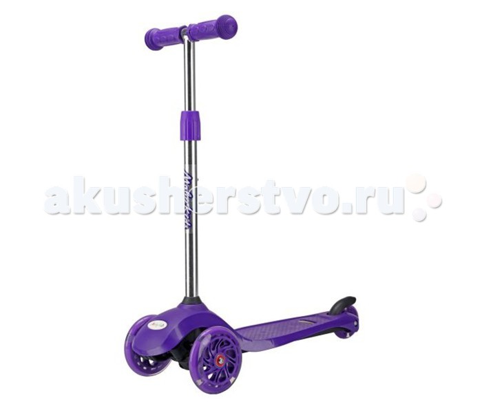 

Трехколесный самокат Moby Kids управление наклоном