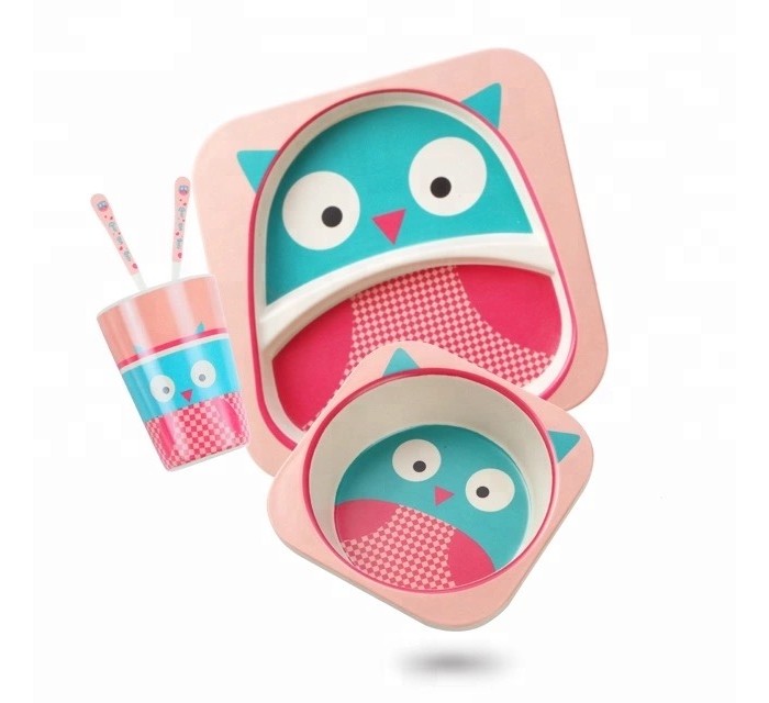 

MS Baby Star Набор детской бамбуковой посуды, Набор детской бамбуковой посуды
