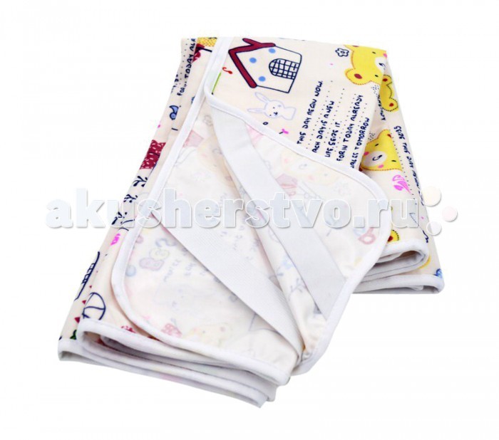 Наматрасники Multi-Diapers Наматрасник непромокаемый теплый из ультрасофта Велосипеды 60х120 см