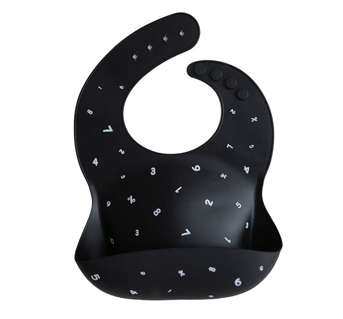 Нагрудник Mushie силиконовый