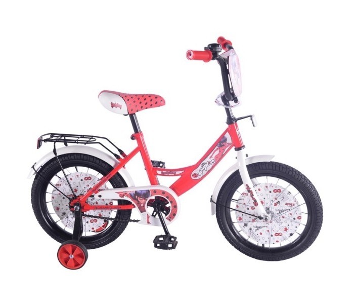 

Велосипед двухколесный Mustang Леди Баг и Супер-кот 16, Леди Баг и Супер-кот 16