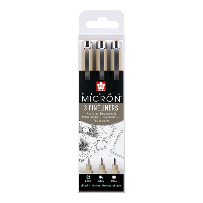 

Sakura Набор капиллярных ручек Pigma Micron (0.3 мм 0.4 мм 0.5 мм) 3 шт., Набор капиллярных ручек Pigma Micron (0.3 мм 0.4 мм 0.5 мм) 3 шт.