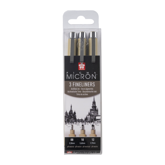 

Sakura Набор капиллярных ручек Pigma Micron (0.5 мм 0.6 мм 0.7 мм) 3 шт., Набор капиллярных ручек Pigma Micron (0.5 мм 0.6 мм 0.7 мм) 3 шт.