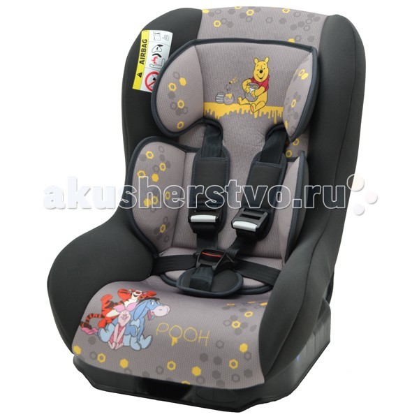 Автокресло Nania Driver Disney SPDriver Disney SP Автокресло Nania Driver Disney SPDriver Disney SPТип: Группа 0-1. Материал: каркас из полипропилена, поглощающая силу удара прослойка из полистирола. Крепление: надежное крепление автокресла к автомобильному сиденью по ходу движения автомобиля (ремень автомобиля проходит между основой и корпусом автокресла). Устанавливается в автомобилях с 3-х точечными ремнями безопасности на переднем сиденье рядом с водителем или на заднем сиденье с края. При весе ребенка от 0 до 10 кг кресло устанавливается против хода движения автомобиля. При весе ребенка от 10 до 18 кг кресло устанавливается по ходу движения. Автокресло имеет специальный мягкий вкладыш и подголовник Дополнительная усиленная боковая защита 5 положений спинки 5-ти точечный ремень безопасности с удобной системой натяжения Новая система крепления автокресла облегчает его установку в автомобиль Возможна ручная стирка тканевых частей Особенности: SP - side protection - улучшенная боковая защита, пятиточечные ремни безопасности с 3-мя уровнями регулировки по высоте, наличие мягких нескользящих накладок на ремни и центральный замок, мягкий вкладыш под спину, который позволяет перевозить совсем маленьких детей, съемное покрытие можно стирать вручную при температуре не выше 30 С. Кресло имеет европейский сертификат безопасности по строжайшим нормам ЕСЕ R44/03. Для детей от 0 до 4 лет.<br>
