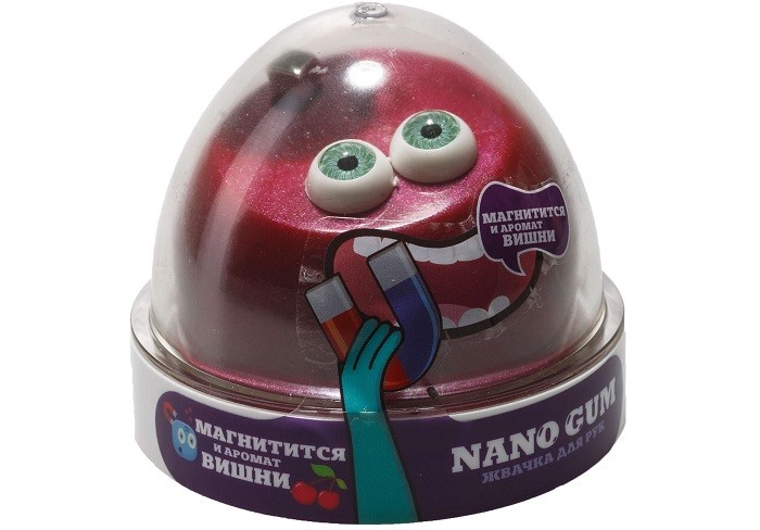 NanoGum Жвачка для рук Магнитный с ароматом вишни 50 г