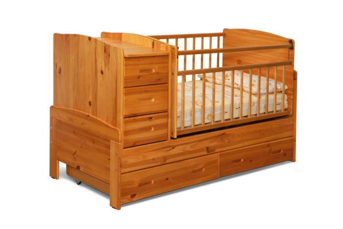 

Кроватка-трансформер Noony Wood Chalet поперечный маятник, Wood Chalet поперечный маятник