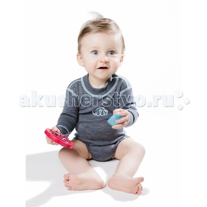 Norveg Soft Baby Боди детское с длинным рукавом